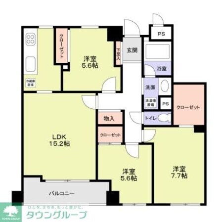 マルベリー小石川の物件間取画像